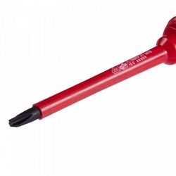 KING TONY (147E0204) Отвертка комбинированная Slotted/Phillips №2, 100 мм, диэлектрическая