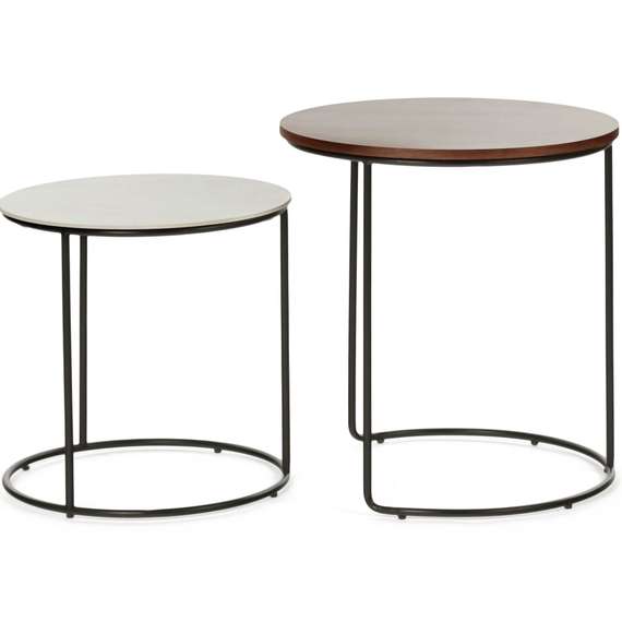 Набор кофейных столов Peyton диаметр 52/45