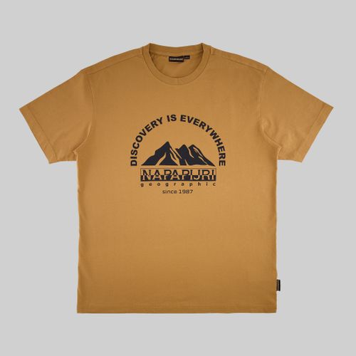 Футболка мужская Napapijri S-Freestyle Short Sleeve T-Shirt артикул:NA4HFSN97 - купить в магазине Дайс