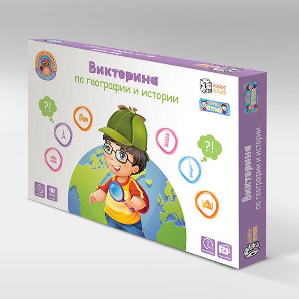 Настольная игра «Викторина по географии и истории»