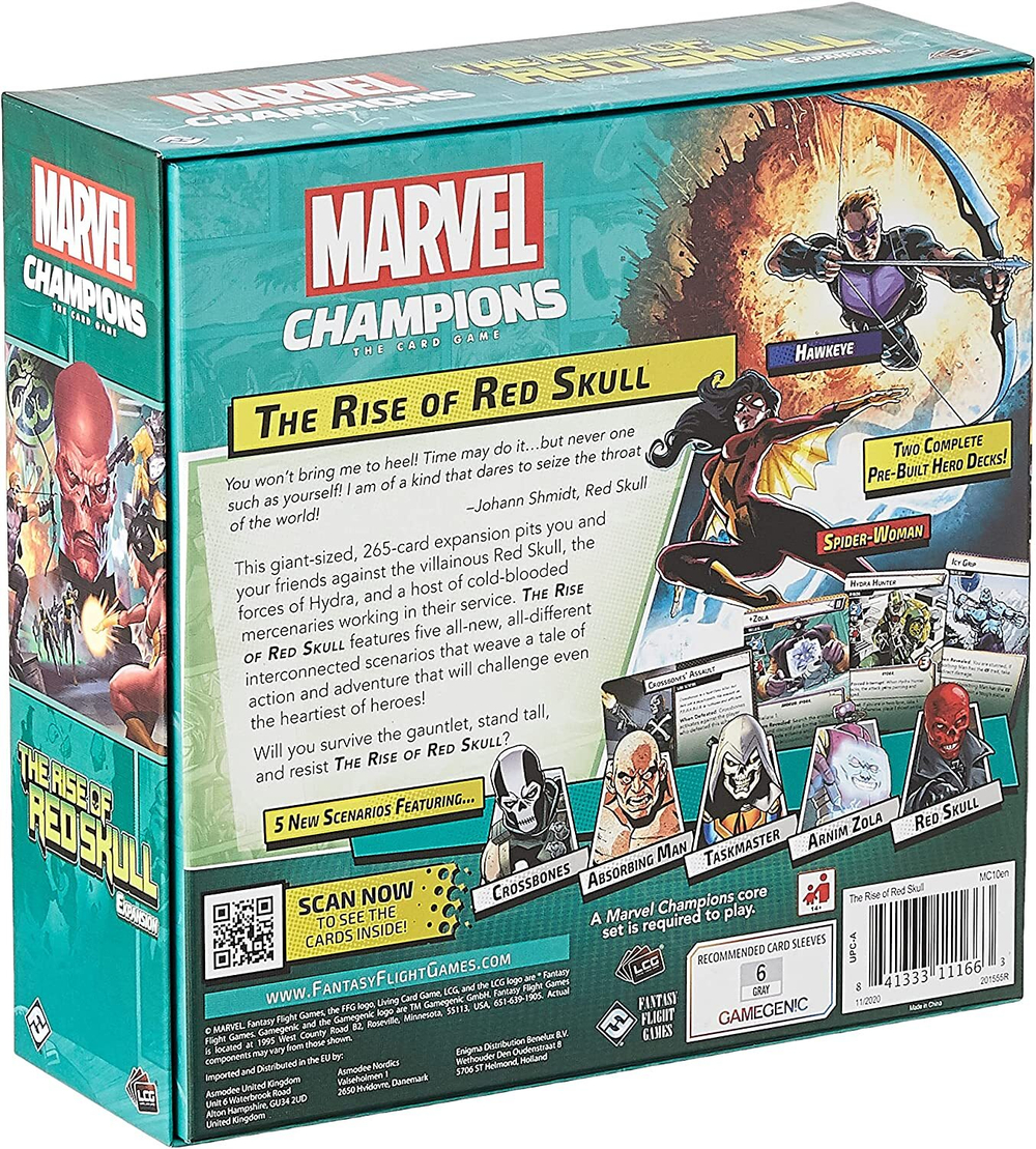 Настольная игра Marvel Champions The Card Game: The Rise of Red Skull Campaign (дополнение) на английском языке
