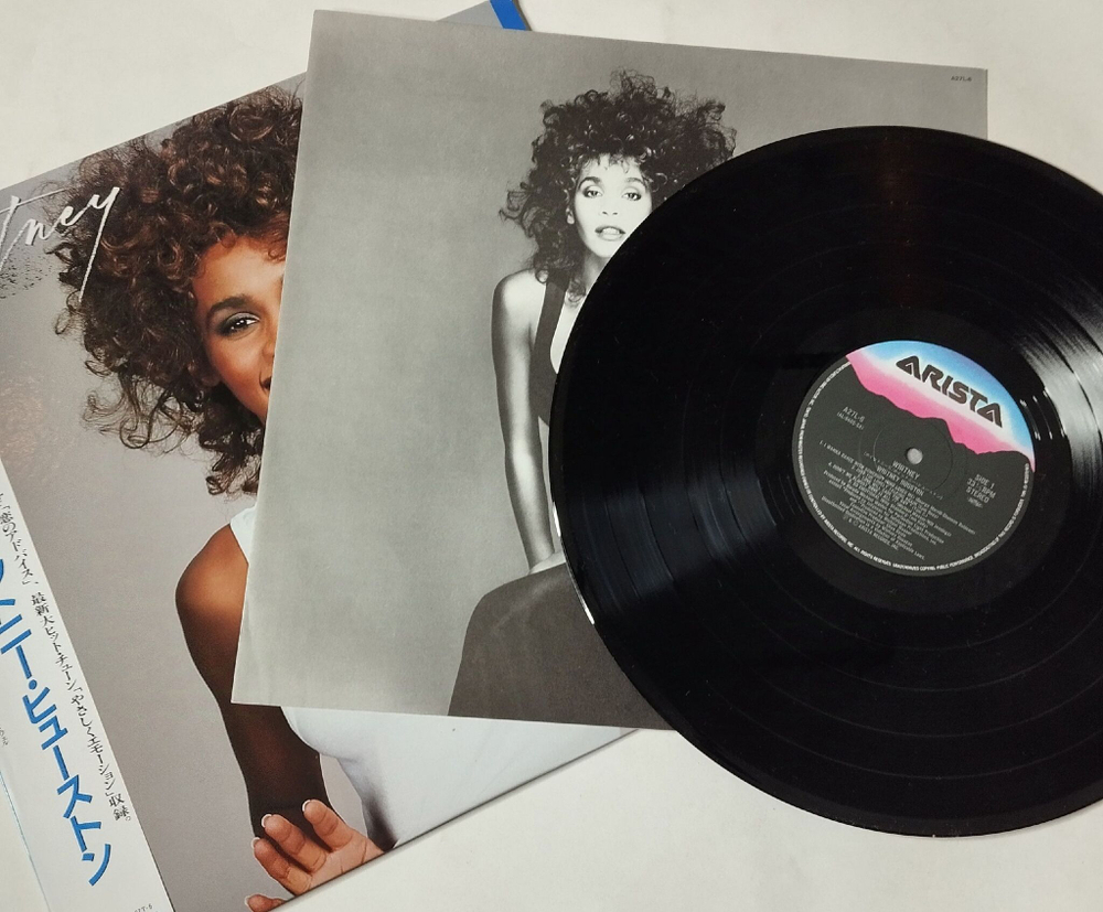 Винтажная виниловая пластинка LP Whitney Houston I Wanna Dance With Somebody (Japan 1987) (Obi)
