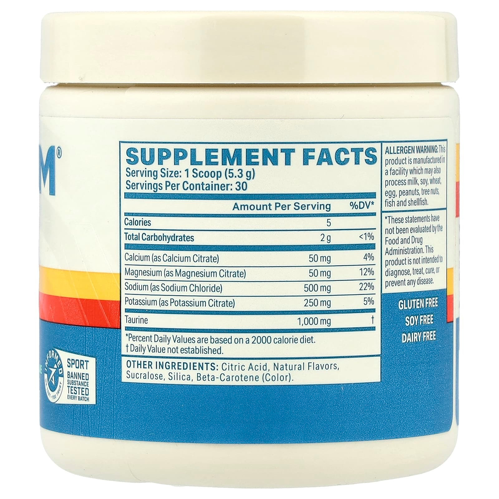 Podium Nutrition, соль и электролиты, тропический лайм, 159 г (5,61 унции)