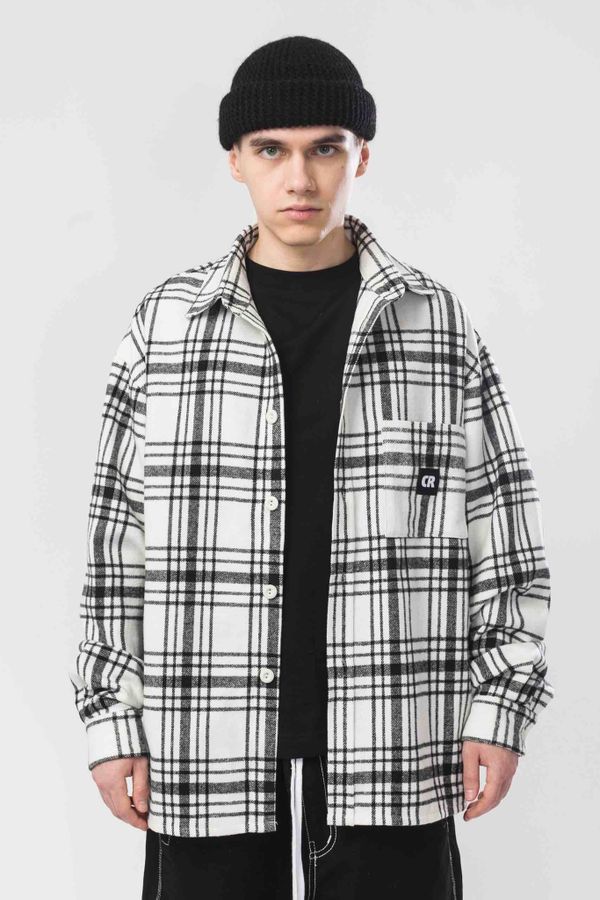 Рубашка Harbor Wide Молочный/Черный - фото 1