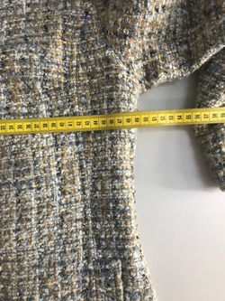 Пальто Global светлого оттенка, маркировка 42, визуально на 46/48 размер