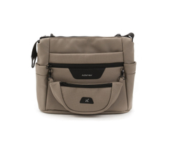 Детская коляска Adamex Zico Deluxe New 2 в 1 ZN-SA09 (ТЕМНО-БЕЖЕВАЯ КОЖА)