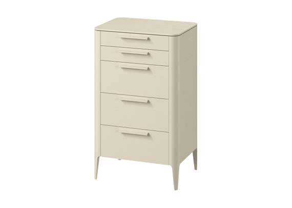 Комод Type oak высокии? 5 ящиков (молочный)