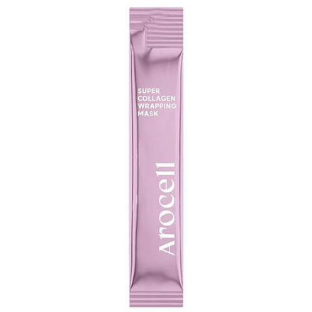 Коллагеновая маска-плёнка для сияния и гладкости кожи AROCELL Super Collagen Wrapping Mask