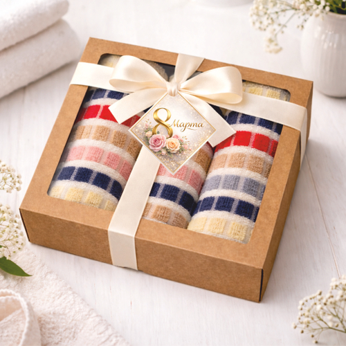 Подарочный набор "Клетчатое трио"