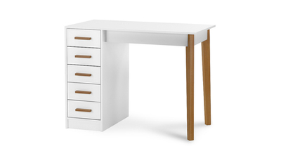 Письменный стол Симпл Белый Фасадный 0101 110*60*85 см,    Фиеста