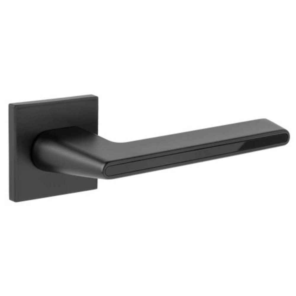 Ручка дверная Code Deco, Slim H-30118-A-BLM/B, 31639, черн мат, алюминий