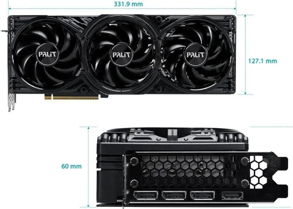 Видеокарта Palit NVIDIA  GeForce RTX 5070 PA-RTX5070 GAMINGPRO 12ГБ GamingPro, GDDR7, Ret [ne75070019k9-gb2050a]