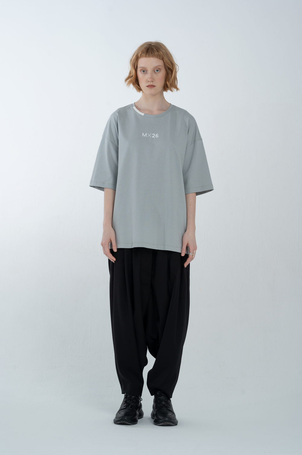 Футболка oversize из плотного трикотажа