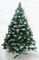 Ель искусственная "Европейская шишка большая" 160см. белоснежные кончики