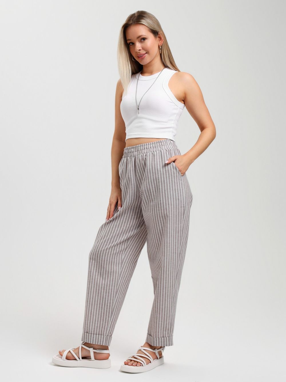 Брюки Летний день-1 Виотекс БЕЖЕВЫЙ