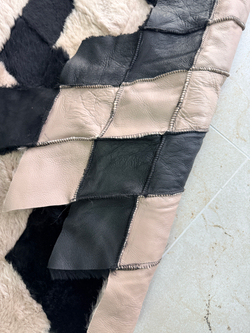 Покрывало меховое ковер из шкуры овчины