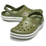 Сабо Crocs Crocband Army Green/White