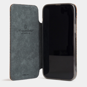 Чехол для iPhone 15 Pro Max из кожи питона, цвета коньяк