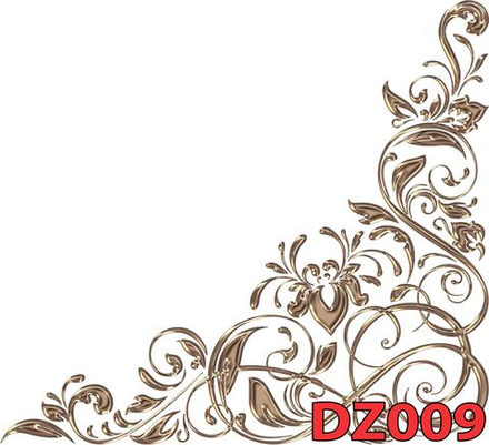 Фото обои - Декор под золото DZ009
