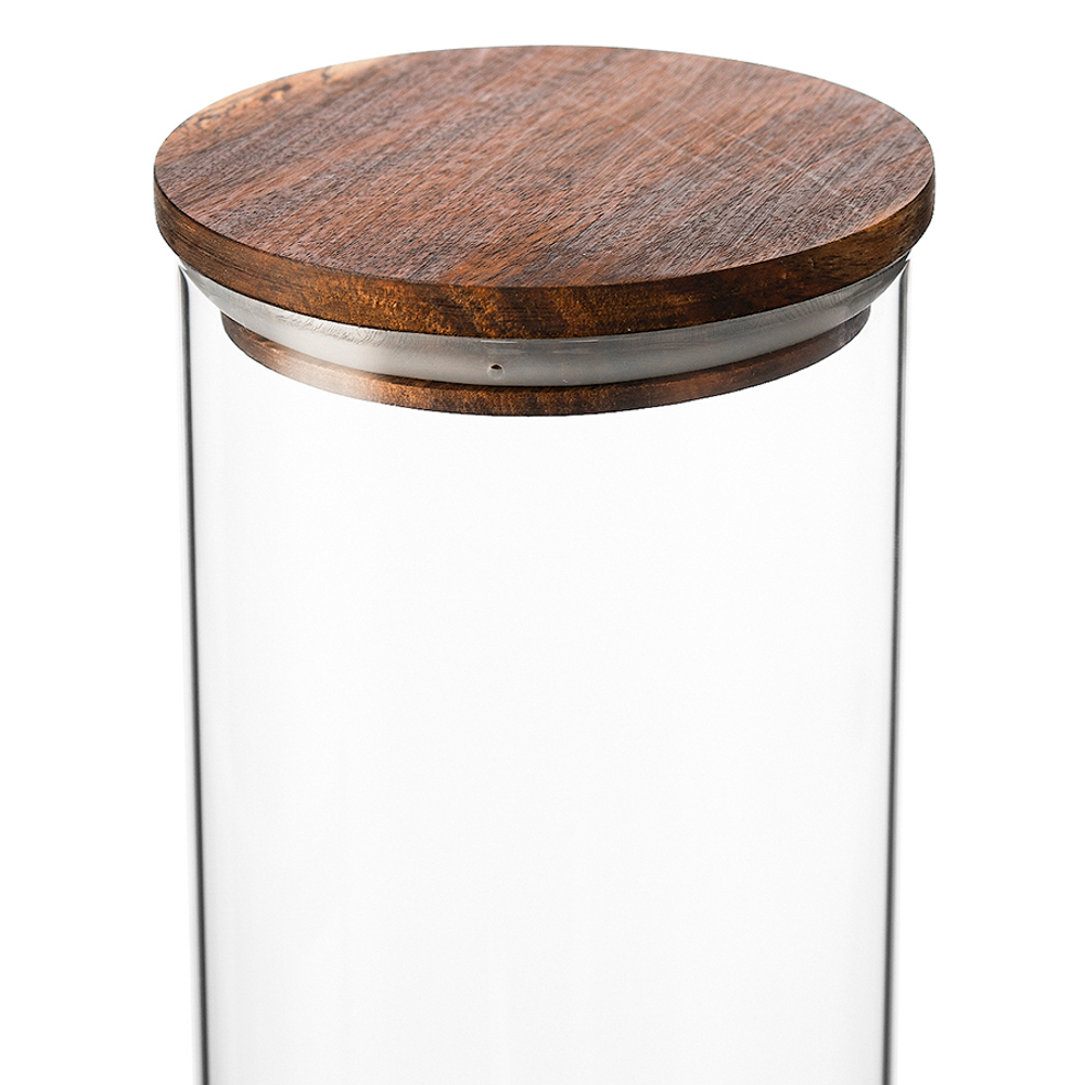 Банка для хранения 1.15л Smart Solutions коричневая