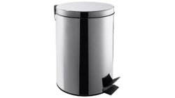 Урна мусорная с педалью, хром, NV-BIN12L, NV 12 Л.
