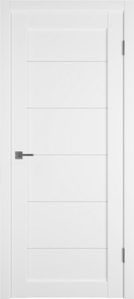 Межкомнатная дверь Emalex 32, цвет Emalex Ice (белый матовый, без текстуры Soft), без стекл