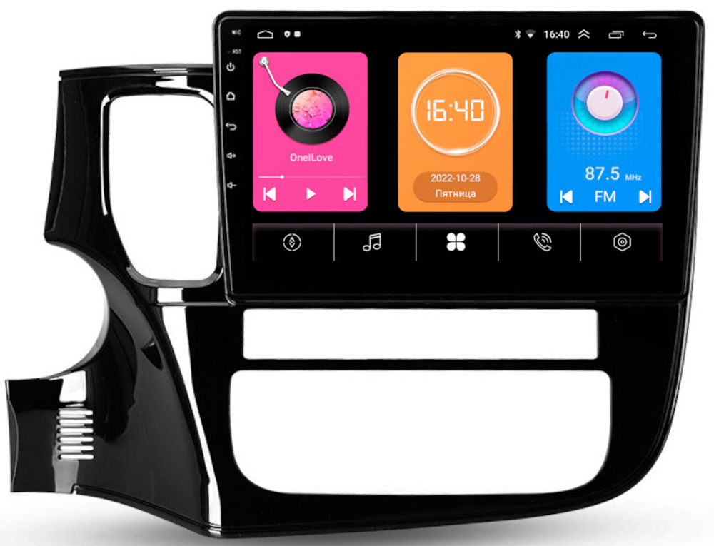 Магнитола для Mitsubishi Outlander 3 2012-2022 - OEM GT10-493 на Android 10, 2Гб-16Гб