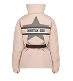 Женская куртка DiorAlps с поясом и логотипом Christian Dior на спине, розовая