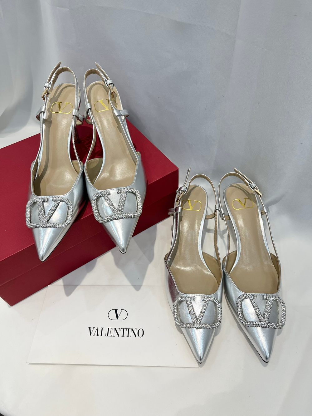 Valentino Vlogo Slingback Pump