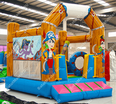 Коммерческий надувной батут "Весёлый пират"