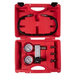 МАСТАК (120-60006C) Манометры для проверки ЦПГ бензиновых двигателей, кейс, 6 предметов