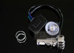 T19 LED bulb. Hi-Low beam. 40W, DC-AC 9-18V. Made in Thailand.