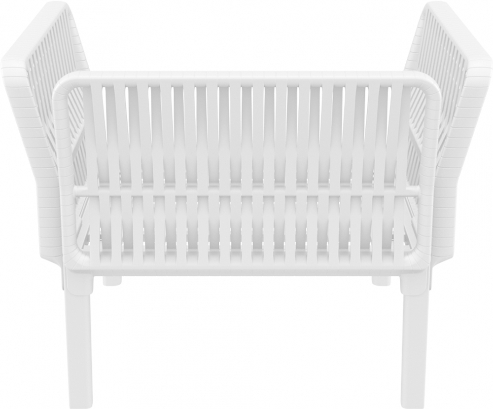 Комплект пластиковой мебели Siesta Contract Portofino Lounge, белый, бежевый