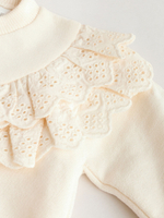 Лонгслив и брюки в комплекте для малышей Next E66-462, Молочный, Светло-коричневый