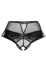 Эротические трусики с высокой посадкой Lana черные 46-48