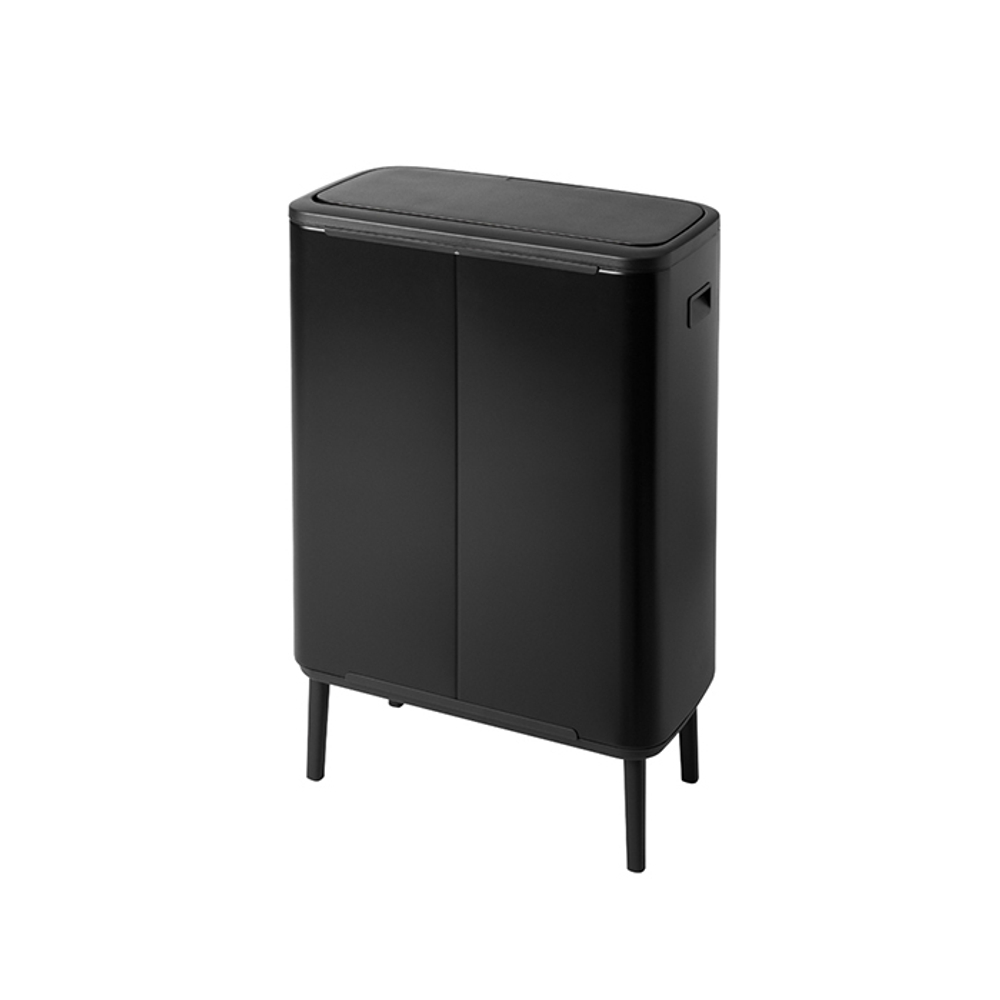 Мусорный бак Bo Touch Bin HI 2x30л Brabantia Черный матовый