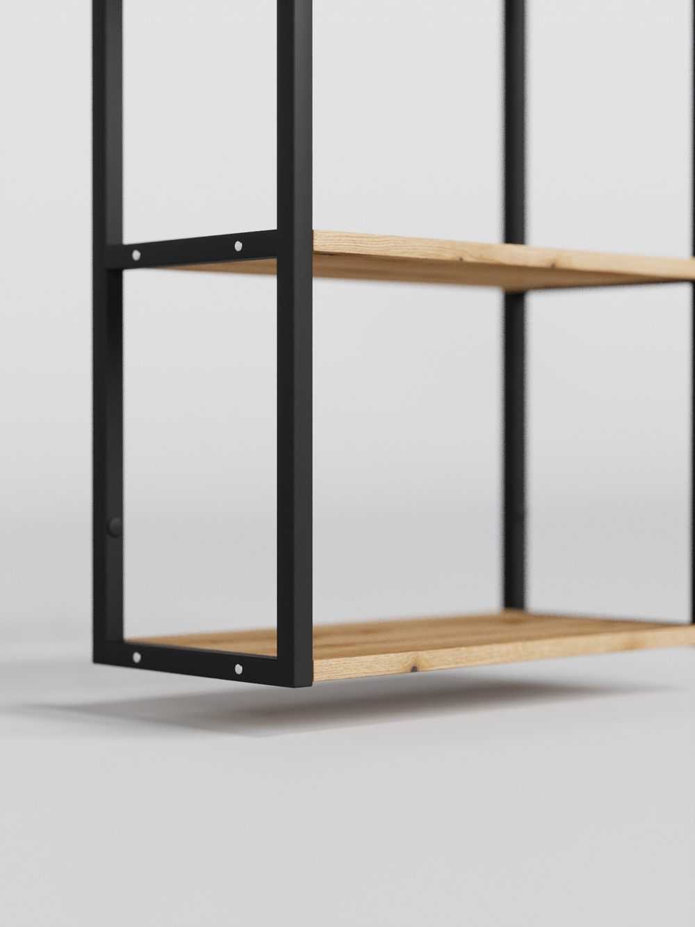 Полка настенная высокая лофт LINEA MAXI