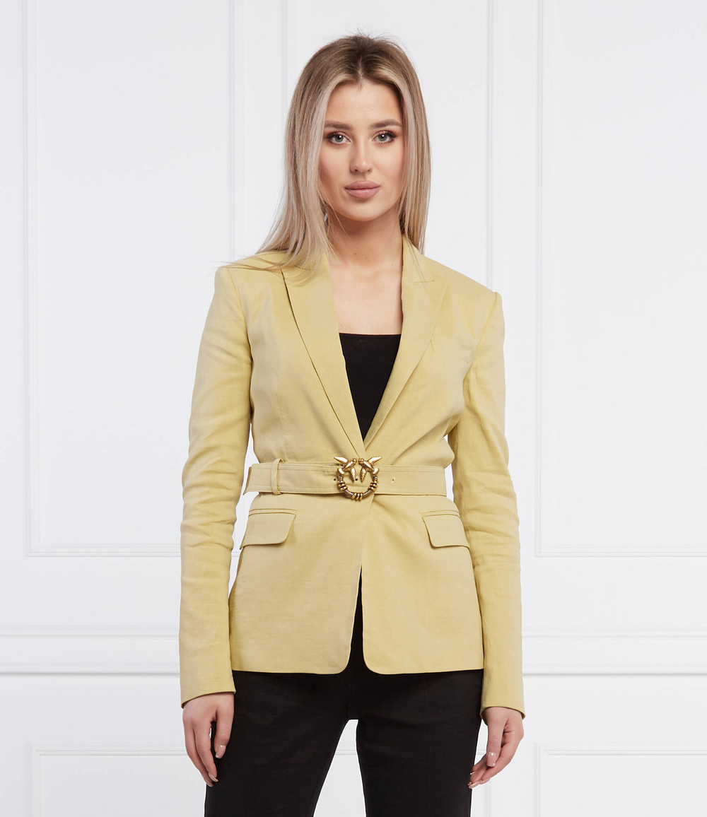 льняной пиджак empoli Pinko - песочный(1G17CB 7435)