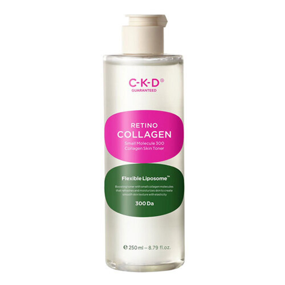 Тонер с коллагеном и ретиналем CKD Retino collagen small molecule 300 collagen skin toner, 250 мл