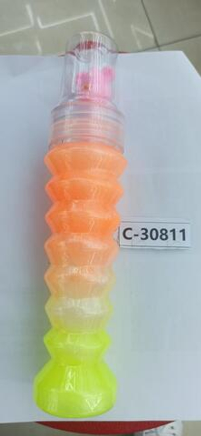 Лизун в колбе 380г с животным, 4 цвета микс, с-30811