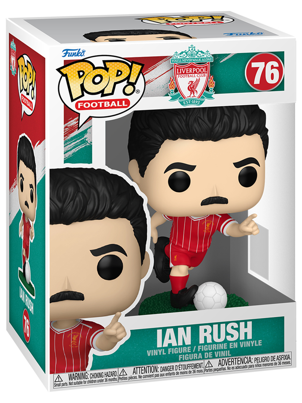 Фигурка Funko POP! Football Liverpool Ian Rush (76) 89367
