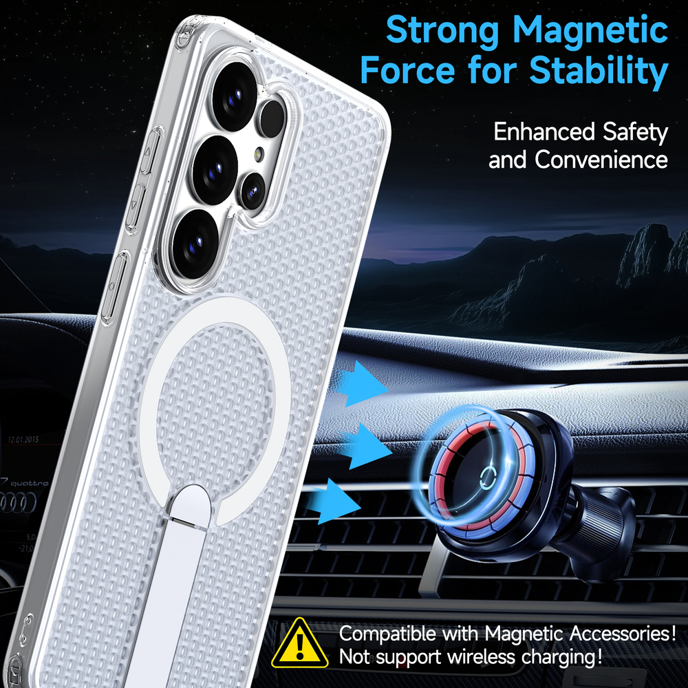 Прозрачный чехол Mesh Pro Magnetic Case для Samsung Galaxy S26 Ultra