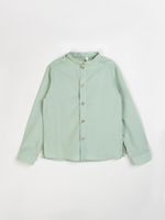 Рубашка хлопковая "Шалфей" 7+