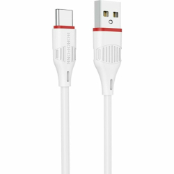 Кабель Type-C BOROFONE BX51 3.0A, 1м. белый