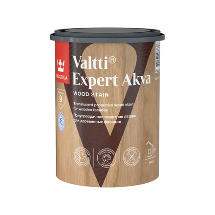 Декоративный антисептик Valtti Expert Akva (Валтти Эксперт Аква) TIKKURILA 0,9л палисадр