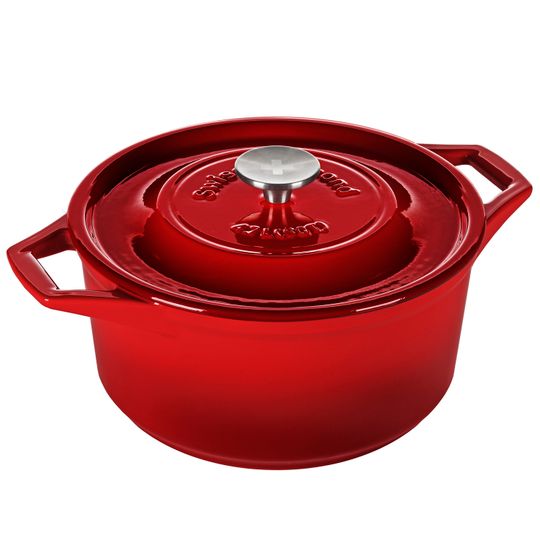 Чугунная кастрюля Swiss Diamond PC 1328CR