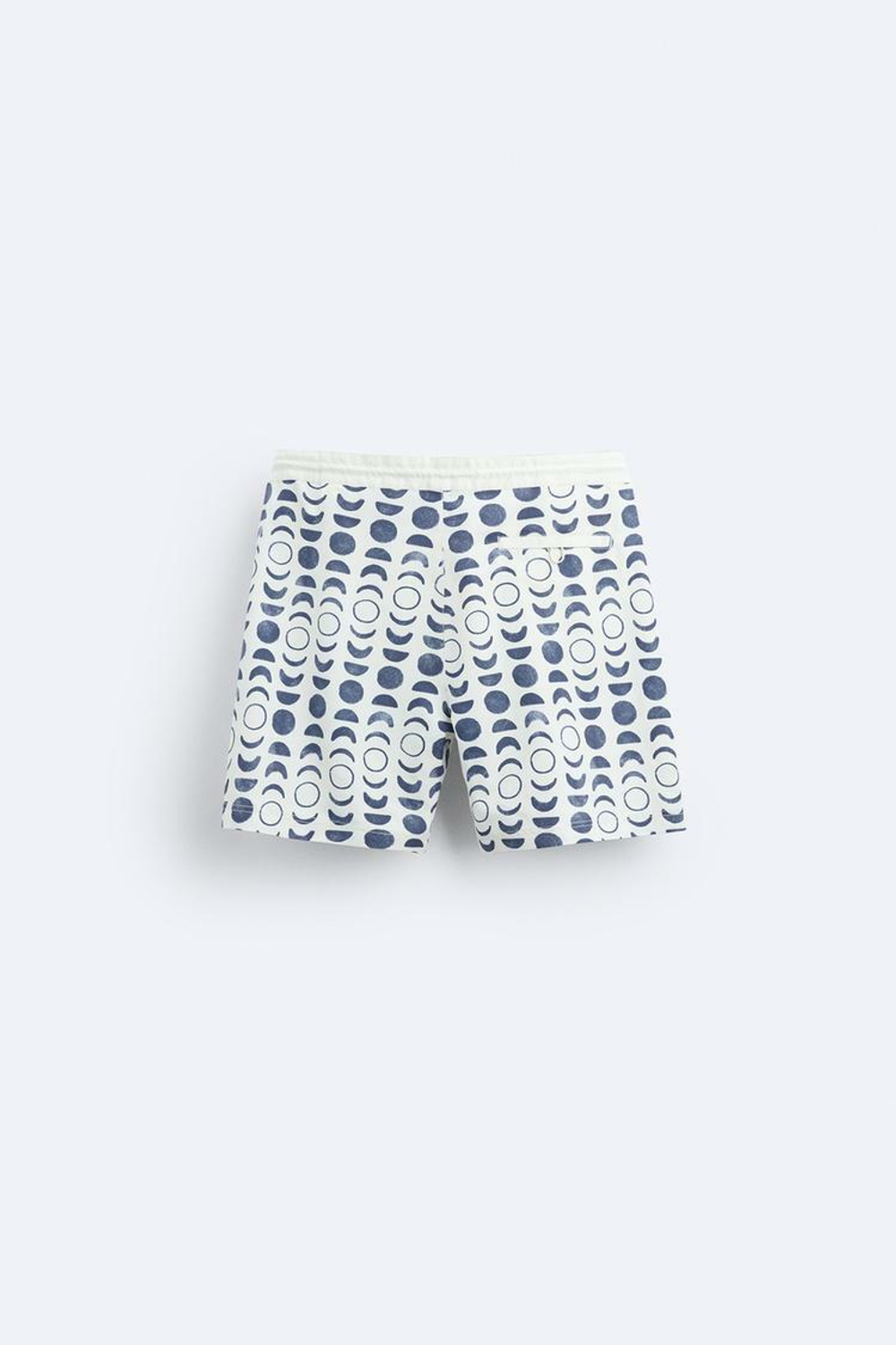 ZARA ПЛАВКИ С ГЕОМЕТРИЧЕСКИМ ПРИНТОМ, ЭКРЮ