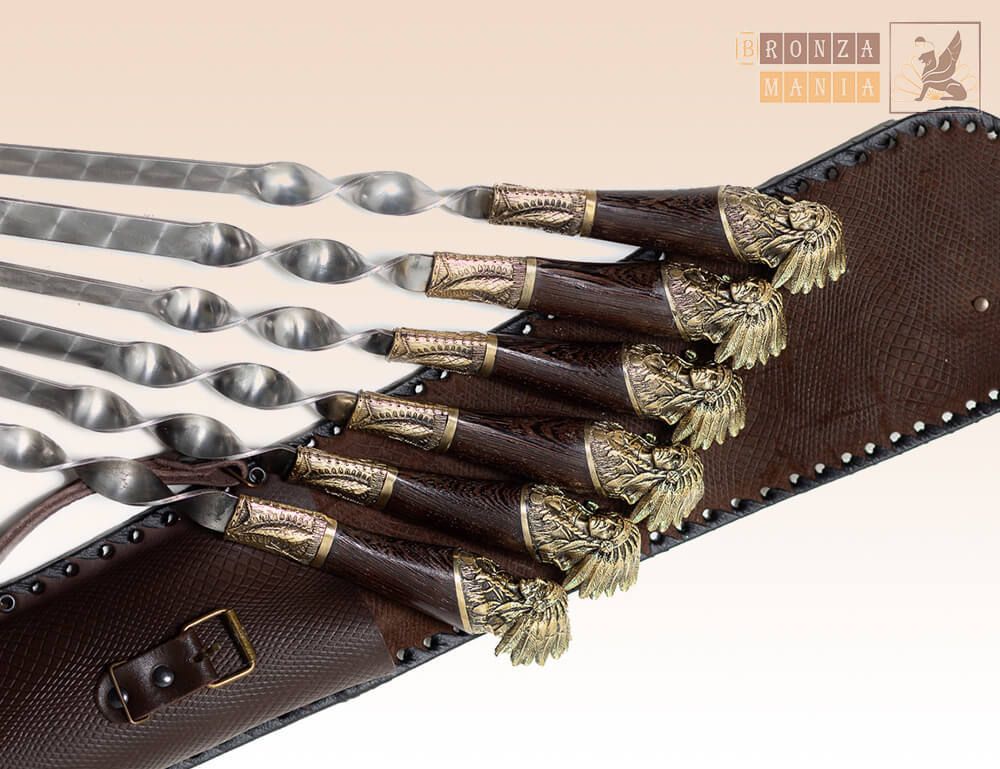 шампуры Индеец в чехле