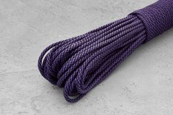 Паракорд «BlackSpiral purple», 1 метр