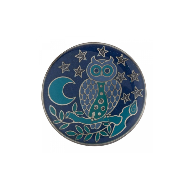 Брошь Clara Bijoux Сова F25158-8 BL